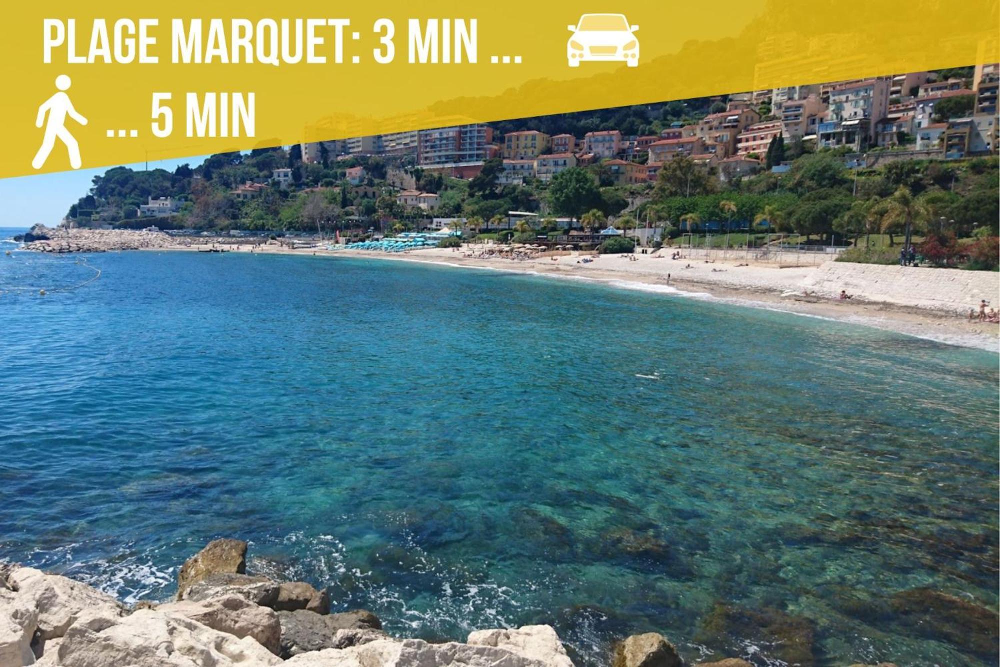 Appartement Moderne Climatise Monaco Vue Mer Cap-d'Ail Εξωτερικό φωτογραφία